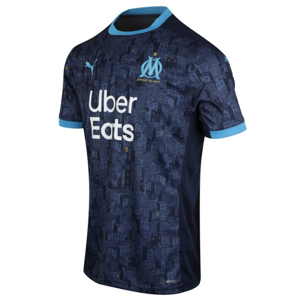 Maillot Football Marseille Exterieur 2020-21 Bleu